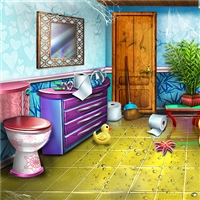 play Ice Queen Bathroom Deco game