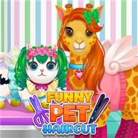 play Funny Pet Haircut game